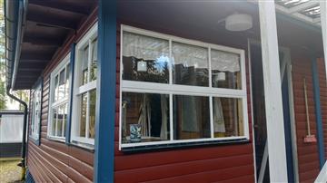 Fönster efter kittning